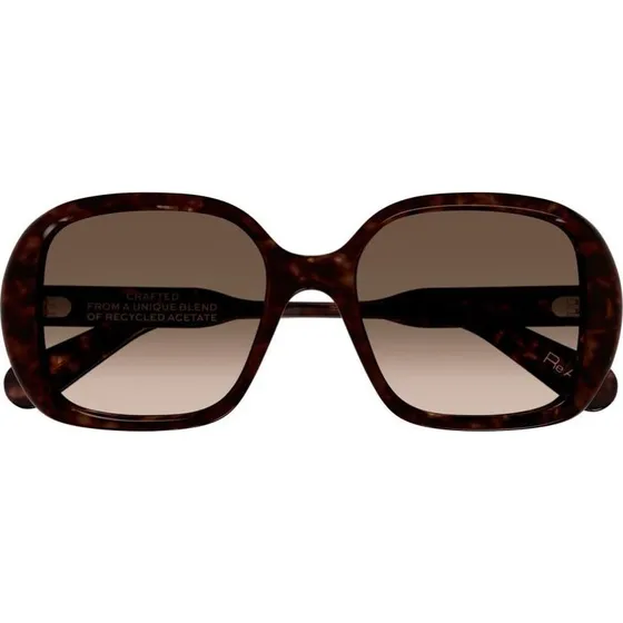 Chloé Ch0222s Gafas de Sol Gayia Oversize Marrón 55mm
