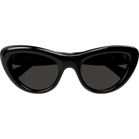 Bottega Veneta BV1282S Gafas de Sol Cat Eye Negro/Gris