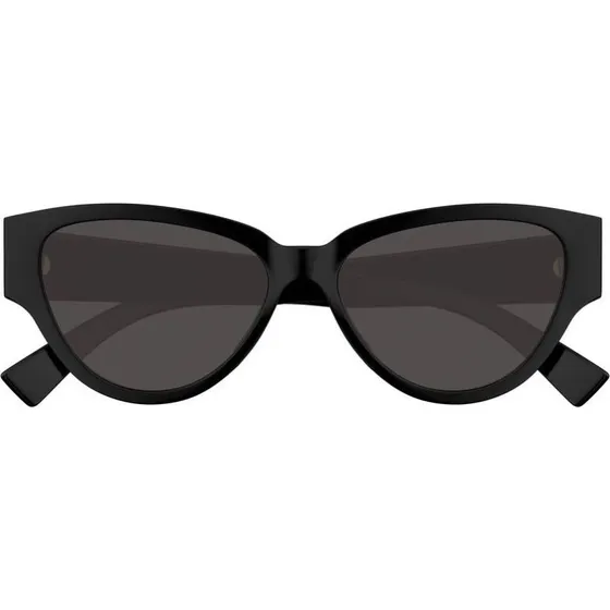 Bottega Veneta BV1319S Gafas de Sol Cat Eye Negro Gris 56mm