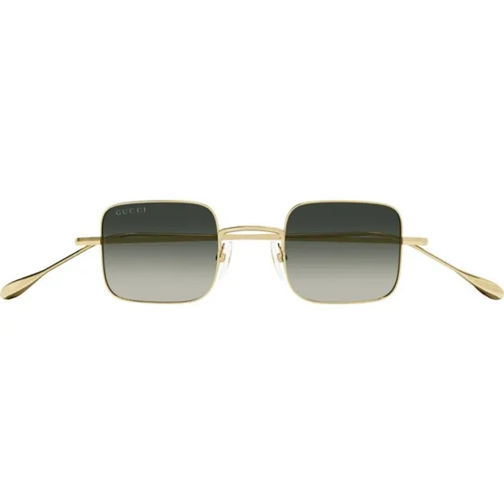 Gucci Gg1813s Gafas de Sol Cuadradas Oro y Gris Unisex 41mm