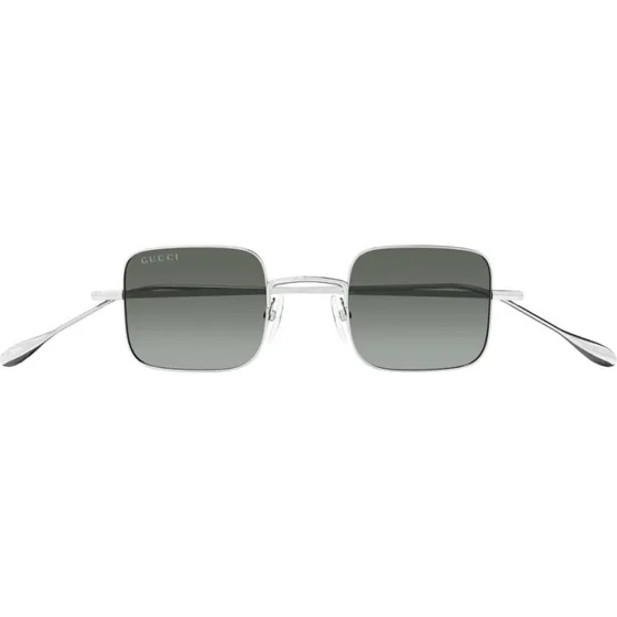 Gucci GG1813S Gafas de Sol Cuadradas Unisex Plata y Marrón