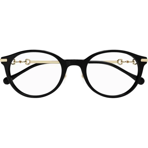 Gucci GG1904OJ Gafas de Vista Redondas para Mujer en Acetato Negro