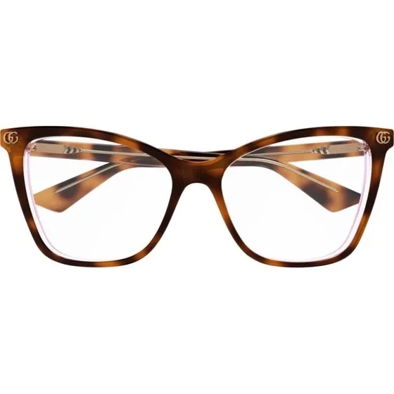 Gucci GG1817O Gafas de Vista Ojo de Gato Color Habano para Mujer