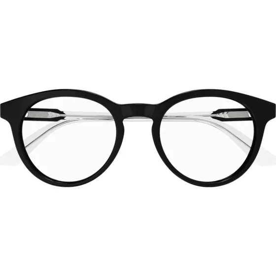 Gucci GG1822O Gafas de Vista Redondas para Hombre - Negro
