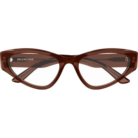 Balenciaga BB0391O Gafas de Vista Ojo de Gato Marrón