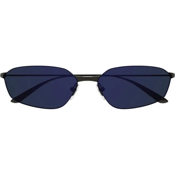 Balenciaga BB0412S Gafas de Sol Geométricas Gris y Azul Unisex