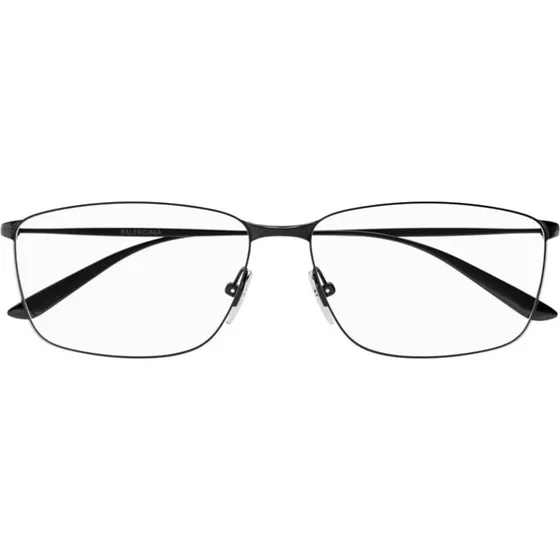 Balenciaga BB0415O Gafas de Vista Rectangulares Negras para Hombre
