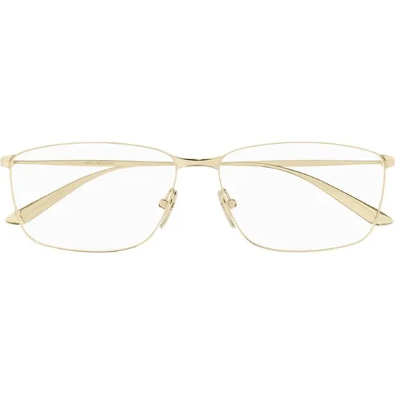 Balenciaga BB0415O Gafas de Vista Hombre Rectangulares Oro