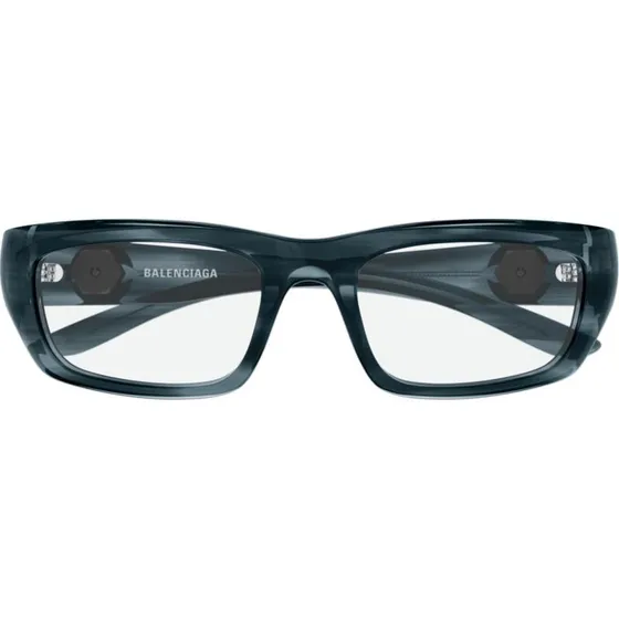 Balenciaga BB0411O Gafas de Vista Rectangulares Azules Unisex