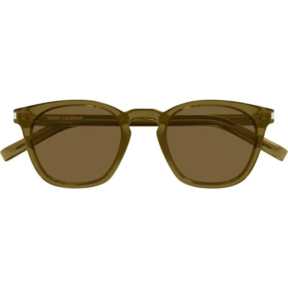 Saint Laurent SL 28 Gafas de Sol Pantos Marrón Unisex 49mm