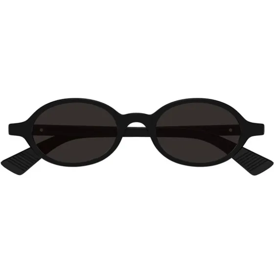Bottega Veneta BV1388S Gafas de Sol Redondas Negras con Lentes Grises