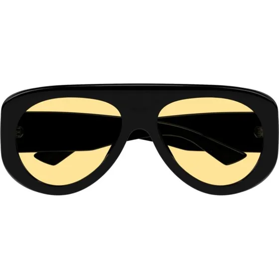 Bottega Veneta BV1362S Gafas de Sol Unisex Negro Naranja 58mm