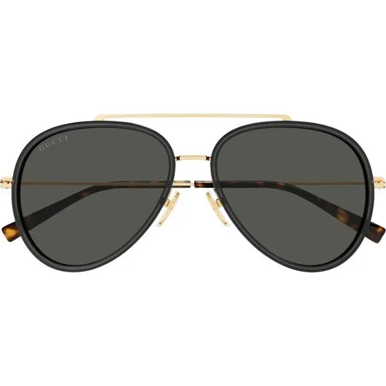 Gucci Gg1981s Gafas de Sol Piloto Gris para Hombre - 56mm