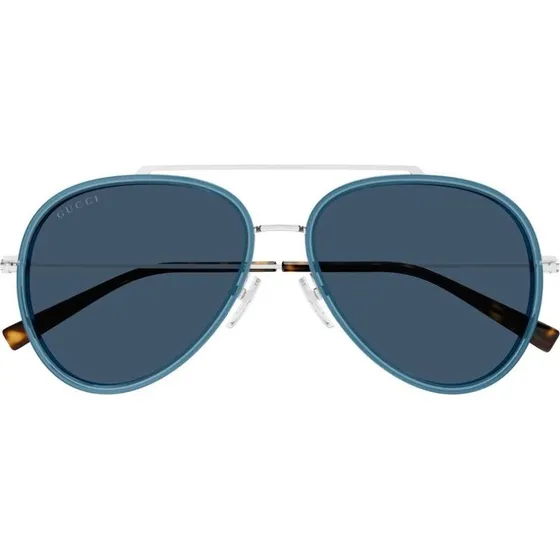 Gucci GG1981S Gafas de Sol Piloto Azul para Hombre 56mm