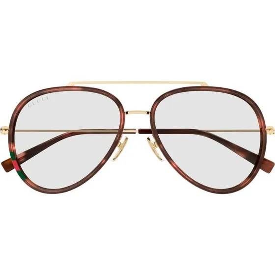 Gucci GG1981S Gafas de Sol Piloto Habano para Hombre 56mm