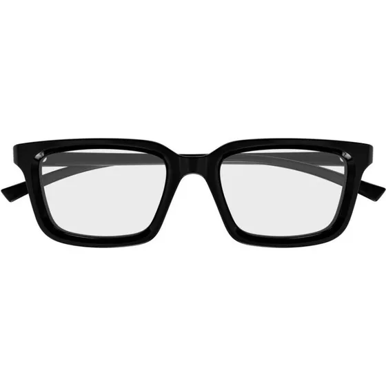 Gucci GG1947O Gafas de Vista Cuadradas para Hombre en Acetato Negro