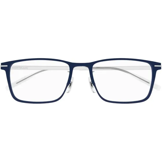 Montblanc MB0396ON Gafas de Vista Cuadradas Azul para Hombre
