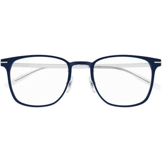 Montblanc MB0397ON Gafas de Vista Cuadradas Azul para Hombre