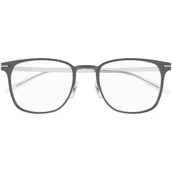 Montblanc MB0397ON Gafas de Vista Cuadradas Gris para Hombre