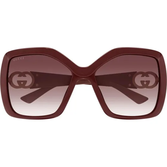 Gucci Gg2015s Gafas de Sol Oversize Rojo 59mm para Mujer