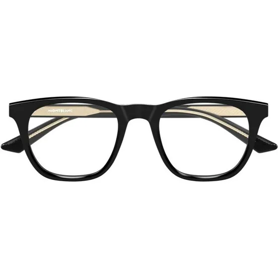 Montblanc MB0422O Gafas de Vista Cuadradas para Hombre en Negro