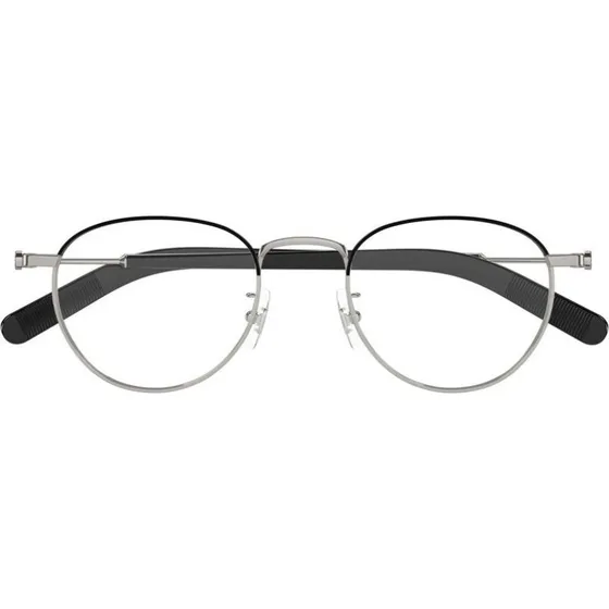 Montblanc MB0423O Gafas de Vista Redondas Plata para Hombre