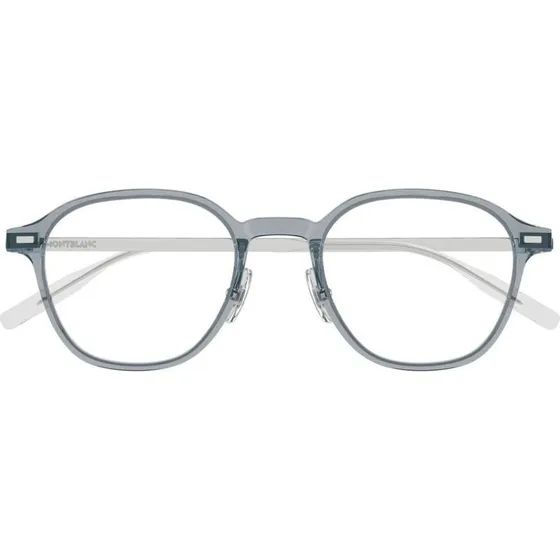 Montblanc MB0427O Gafas de Vista Redondas Gris para Hombre