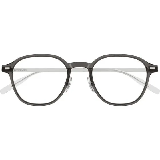 Montblanc MB0427O Gafas de Vista Redondas Gris para Hombre