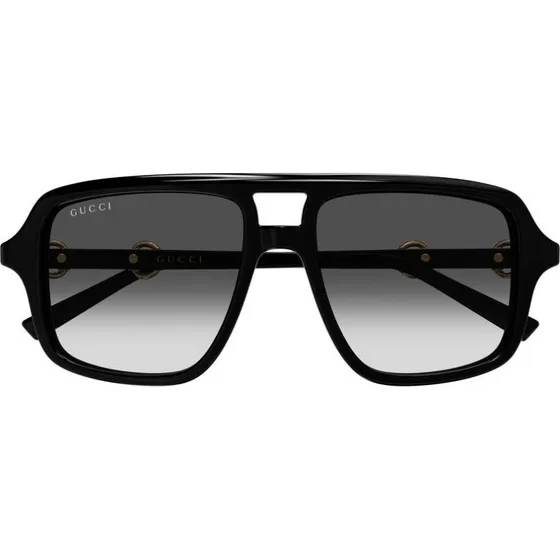 Gucci Gg2052s Gafas de Sol Piloto Mujer Negro Gris 53mm