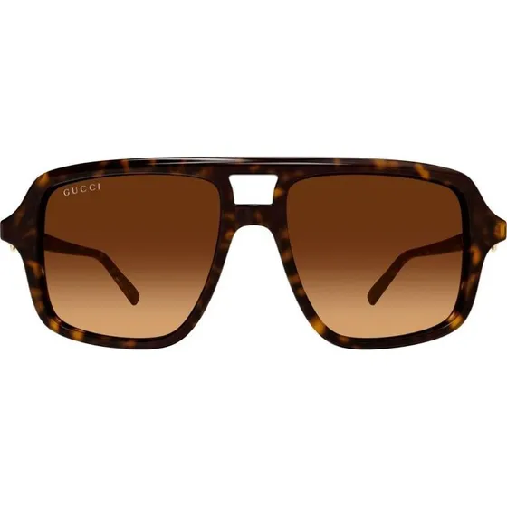 Gucci GG2052S Gafas de Sol Piloto Mujer Habano Marrón 53mm