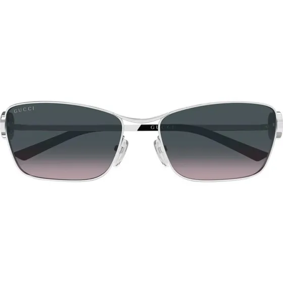 Gucci GG2045S Gafas de Sol Ojo de Gato Plata y Gris 58mm