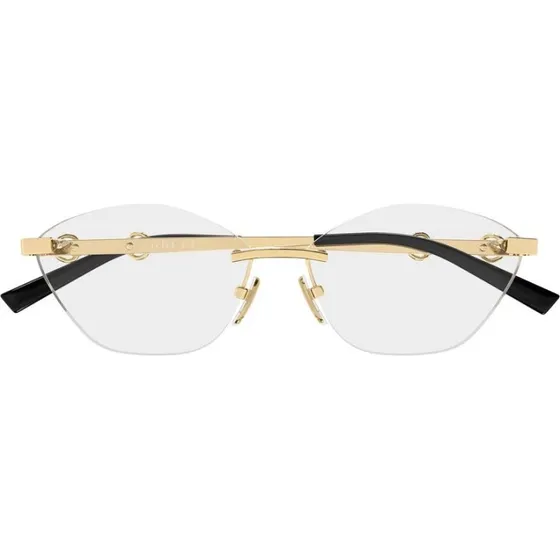 Gucci GG2050O Gafas de Vista Ojo de Gato en Oro para Mujer