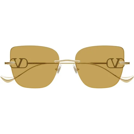 Valentino VG0033S Gafas de Sol Cat Eye Oro y Marrón 54mm