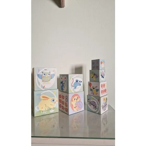 Djeco Baby Bloki Cubos Apilables 10 Unidades