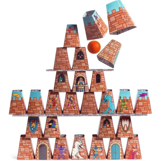 Djeco Castle Rock - Juego de Construcción y Destrucción