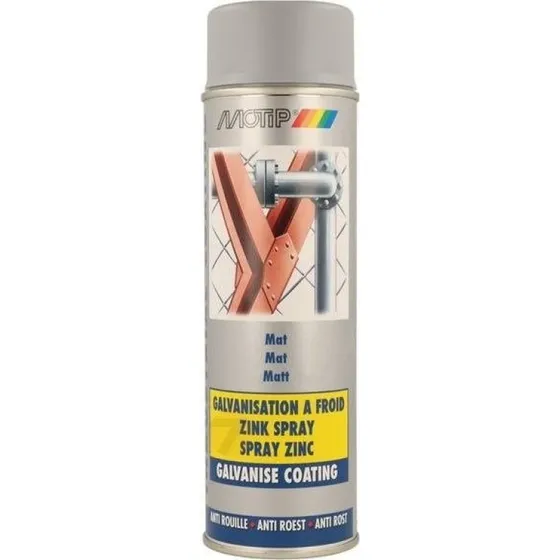 Motip Industrial Zinc Mate Spray 500 ml
