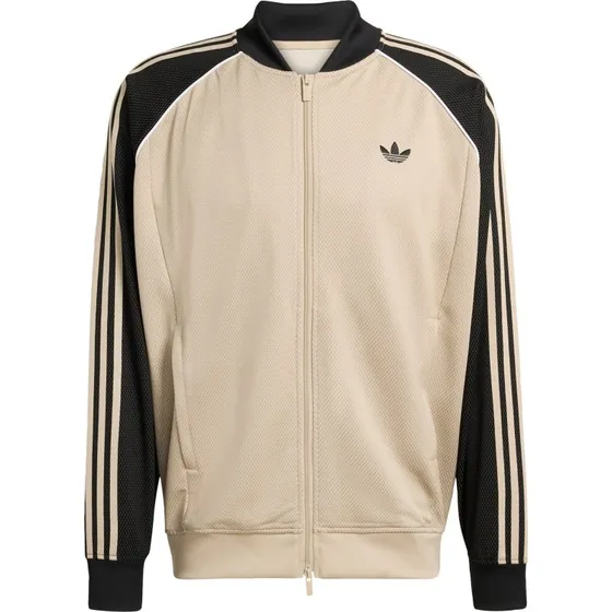 Adidas Originals Chaqueta Bomber de Entretiempo Beige/Negro/Blanco