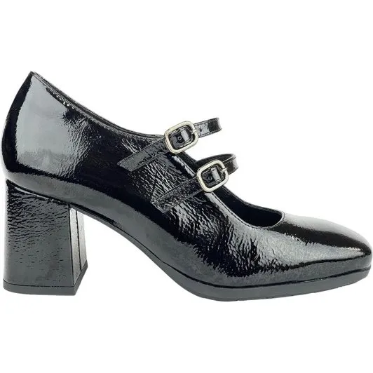 Desiree Shoes Zapatos Dami16 Negros en Piel Talla 41
