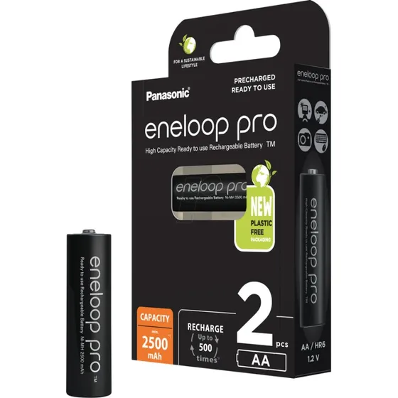 Eneloop Pro AA 2500 mAh (4 pilas)