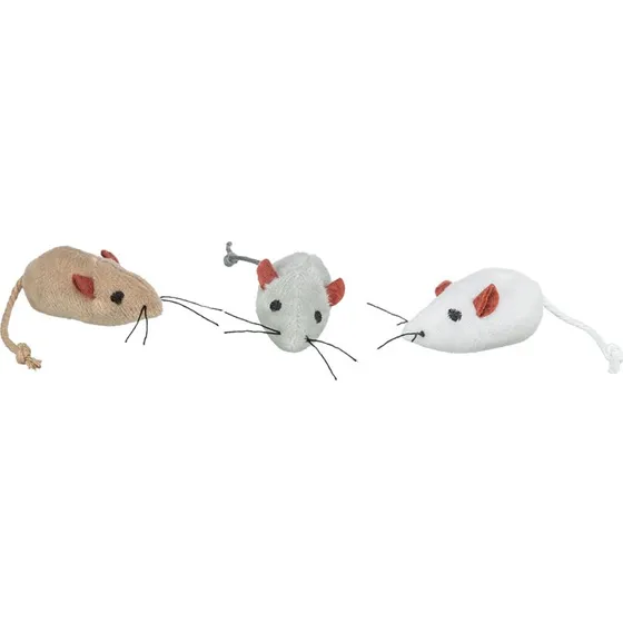 Trixie Ratones de Peluche para Gatos (3 Unidades)