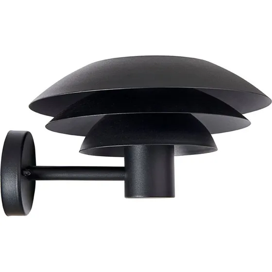 Dyberg Larsen Aplique de Exterior DL25 Negro - Estilo Escandinavo