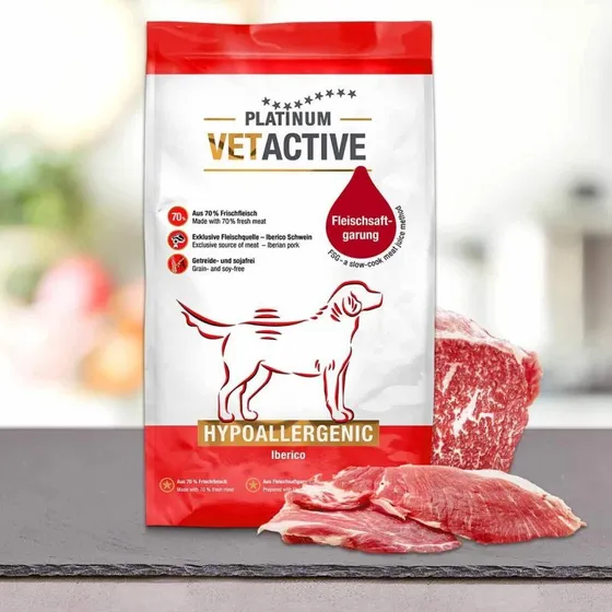 Platinum Vetactive Hipoalergénico Ibérico para Perros XS-XL