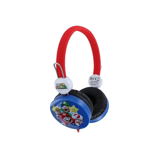FR-TEC Super Mario Kids Headphones - Diadema Azul con Jack 3.5mm