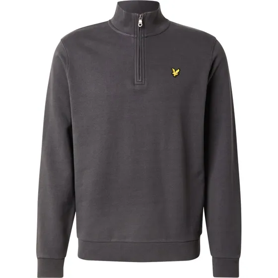 Lyle & Scott Jersey 1/4 Cremallera Loopback Gris Gunmetal