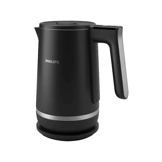 Philips HD9396/90 Hervidor de Agua Serie 7000, 1.7L, Acero Inoxidable, Negro