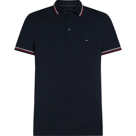 Tommy Hilfiger Polo de Algodón Piqué con Corte Ajustado