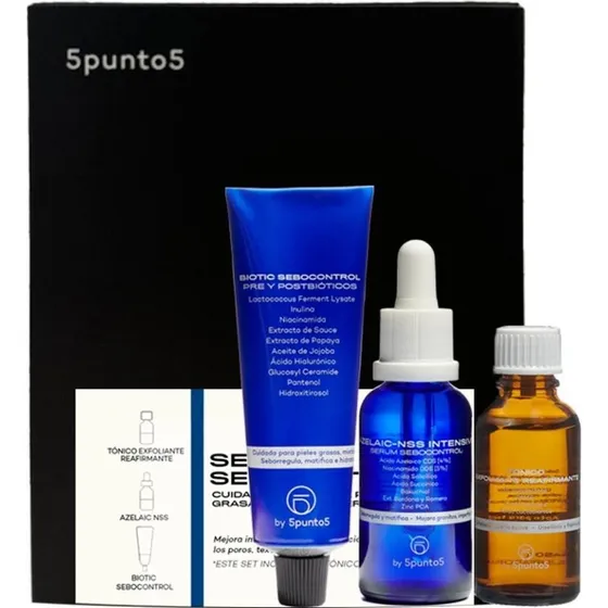 5punto5 Set Sebocontrol con Azelaic-NSS Intensive y Crema Biotic