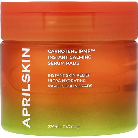 APRILSKIN Discos de Algodón con Sérum Carrotene IPMP Instant Calming