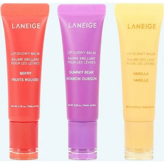 Laneige Ontheglow Balm Trio: Gummy Bear, Berry y Vanilla (3 x 10g)