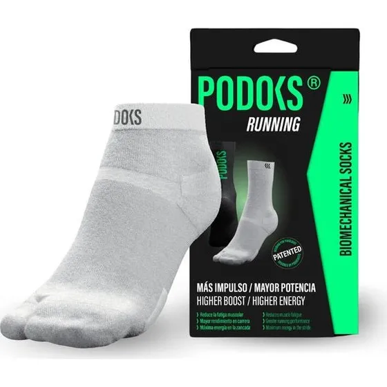 Podoks Calcetines Biomecánicos Running H2 Blancos